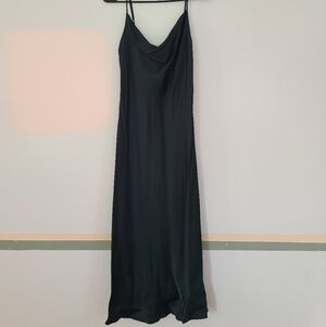 Zara Dark Green Slip Dress